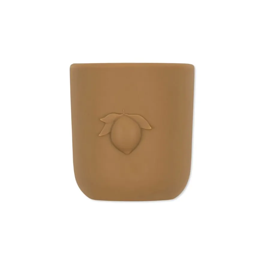 ENSEMBLE GOBELET ET PAILLE ALMOND