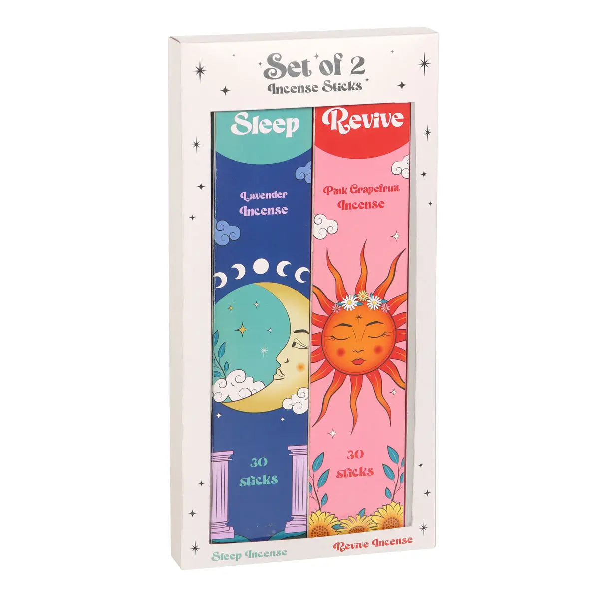Lot de 2 ensembles de bâtonnets d'encens Celestial Sleep & Revive