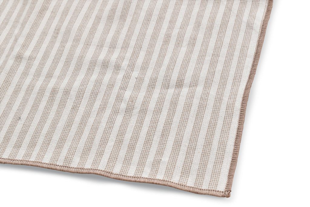 Serviette de table sixties Claudia sable 40x40cm