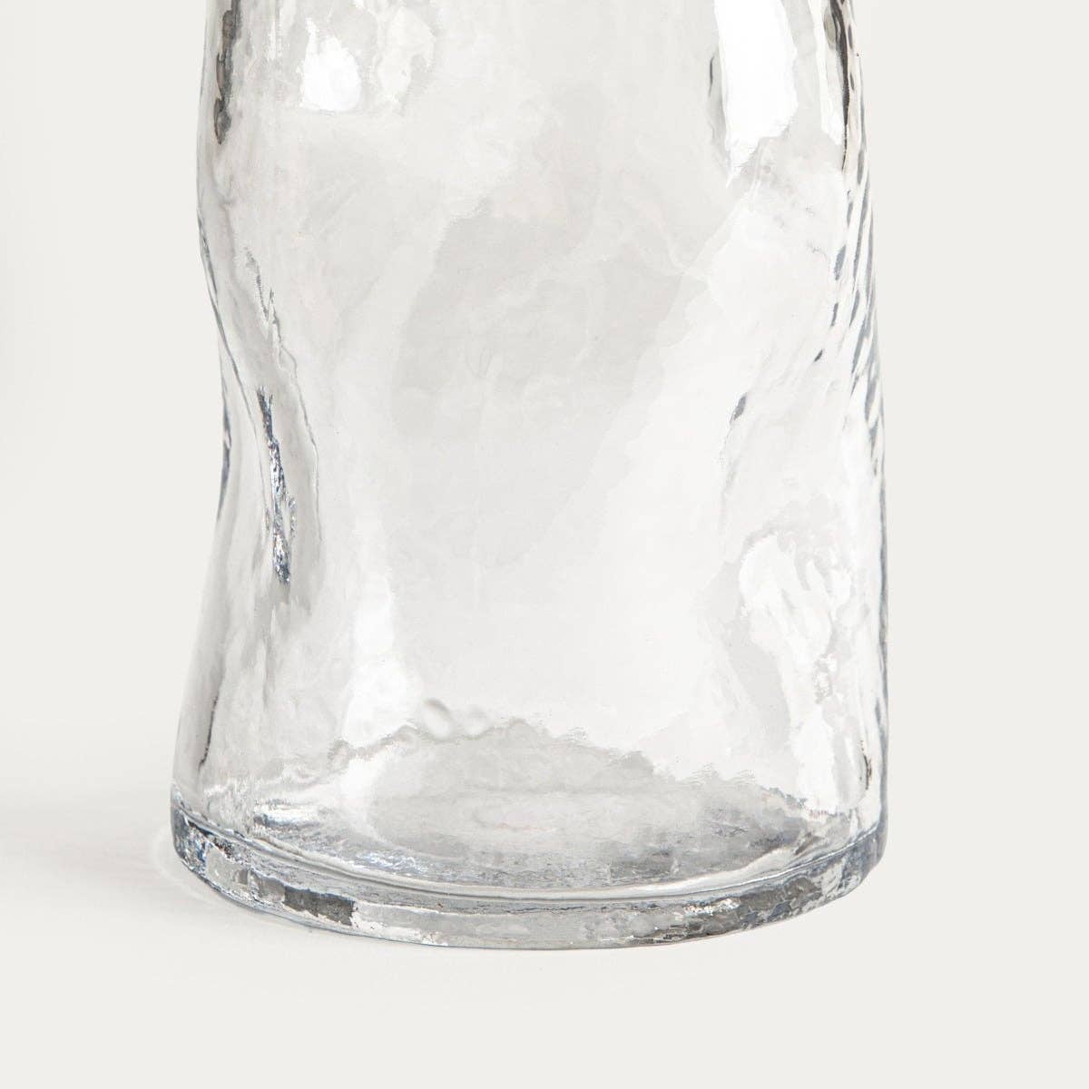 Vase | SOOFTE | verre transparent ondulé
