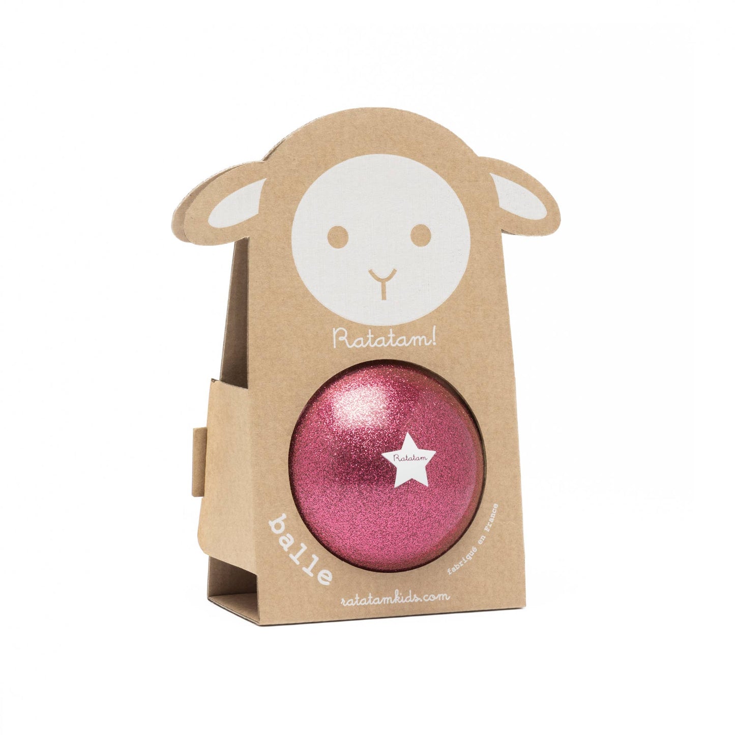 Ballon mouton 10 cm - Rose