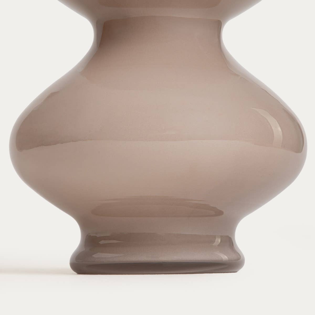 Vase | BOLIQ | verre beige | 19,5 x 27,5 cm | 779237