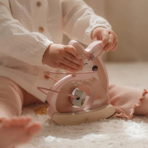 Animal oscillant cerf - Rose