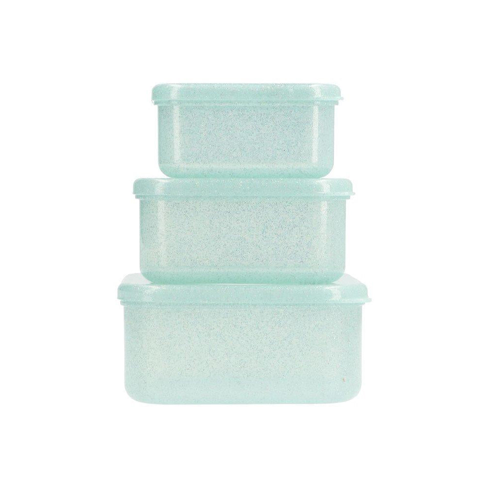 GLITTER LUNCH BOX 3PCS