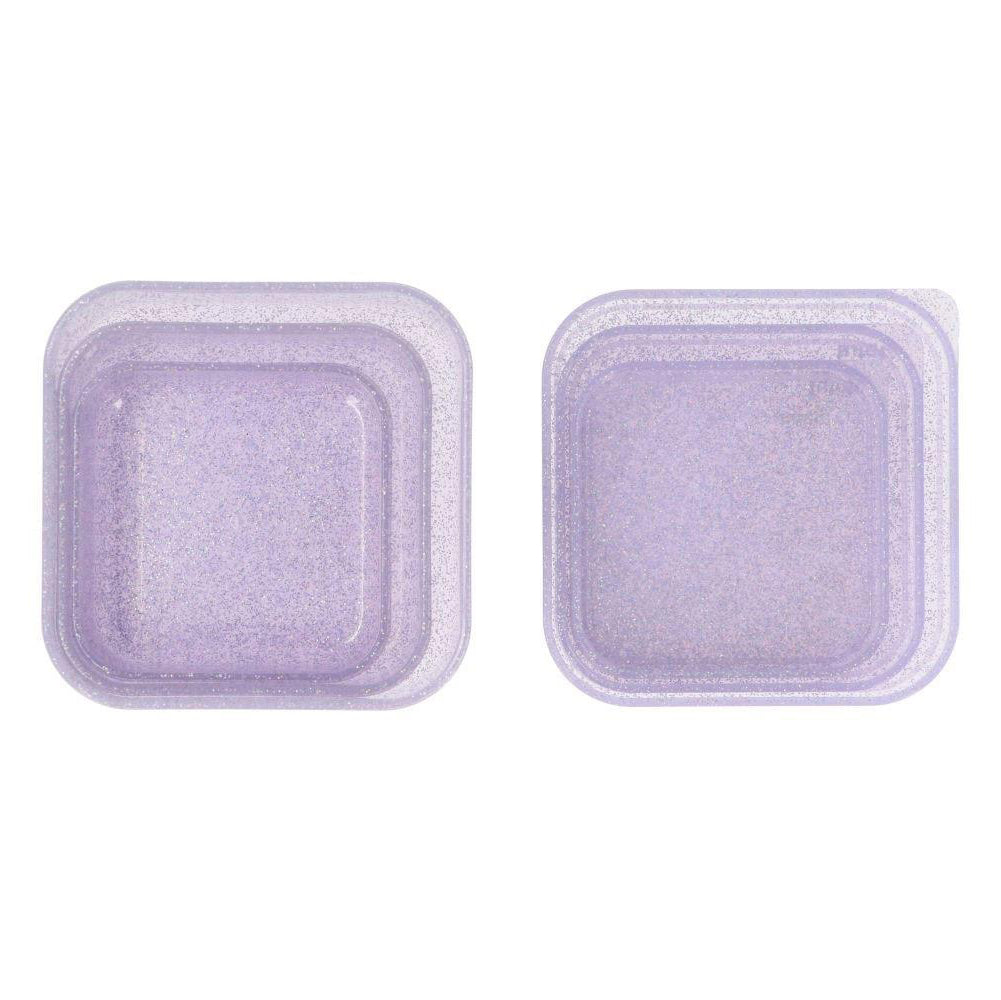 GLITTER LUNCH BOX 3PCS