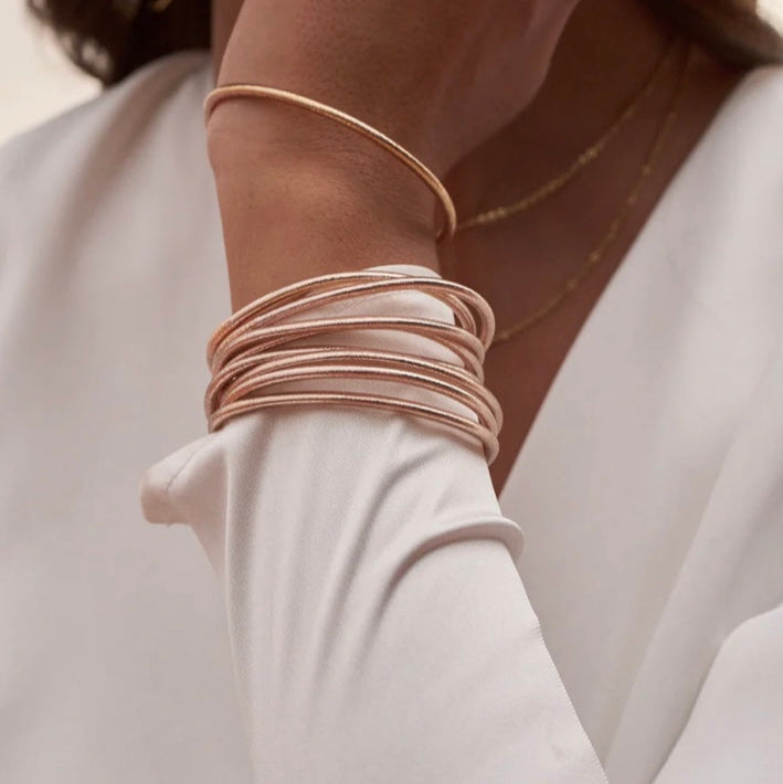 JONC BOUDDHISTE FIN ROSE GOLD