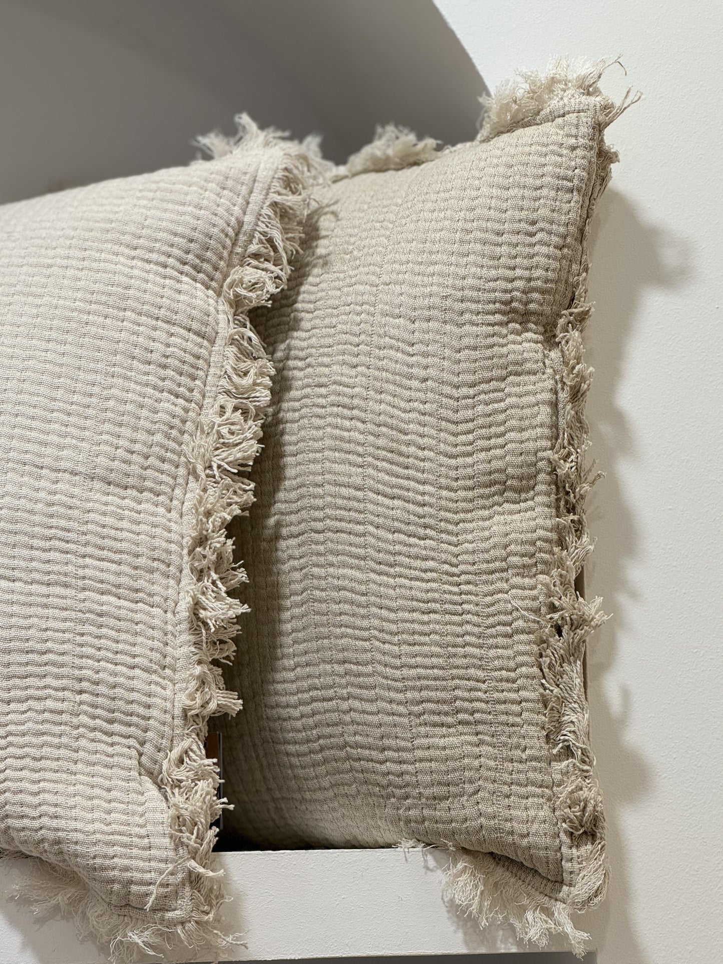 Coussin à franges