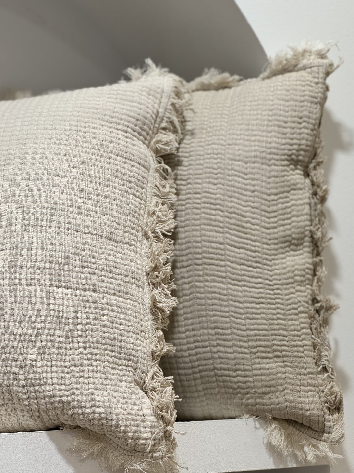 Coussin à franges
