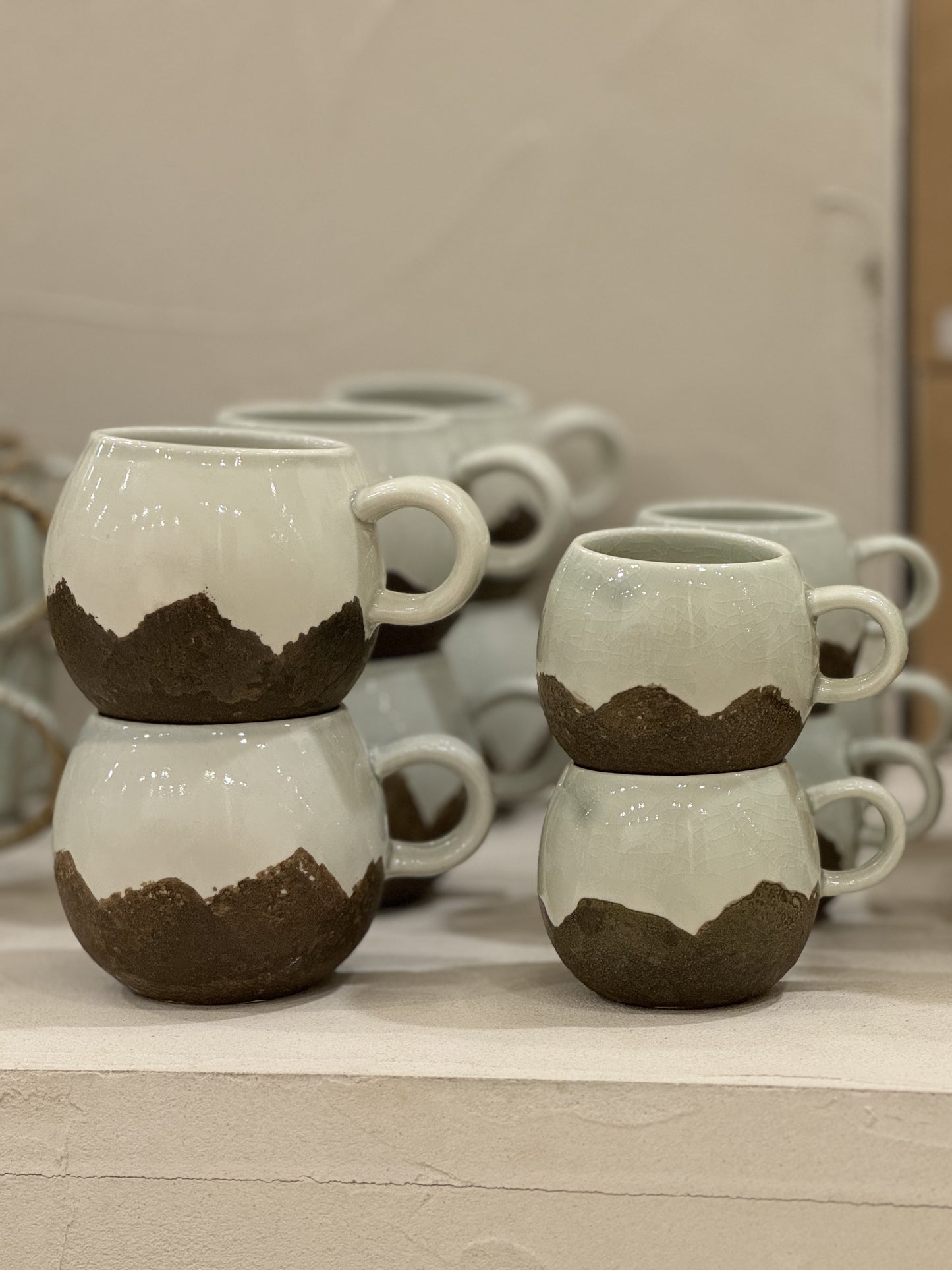 Paula Tasse à expresso, Marron, Grès