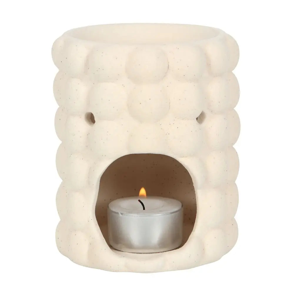 Brûleur à huile et chauffe-cire à bulles Cream Speckle