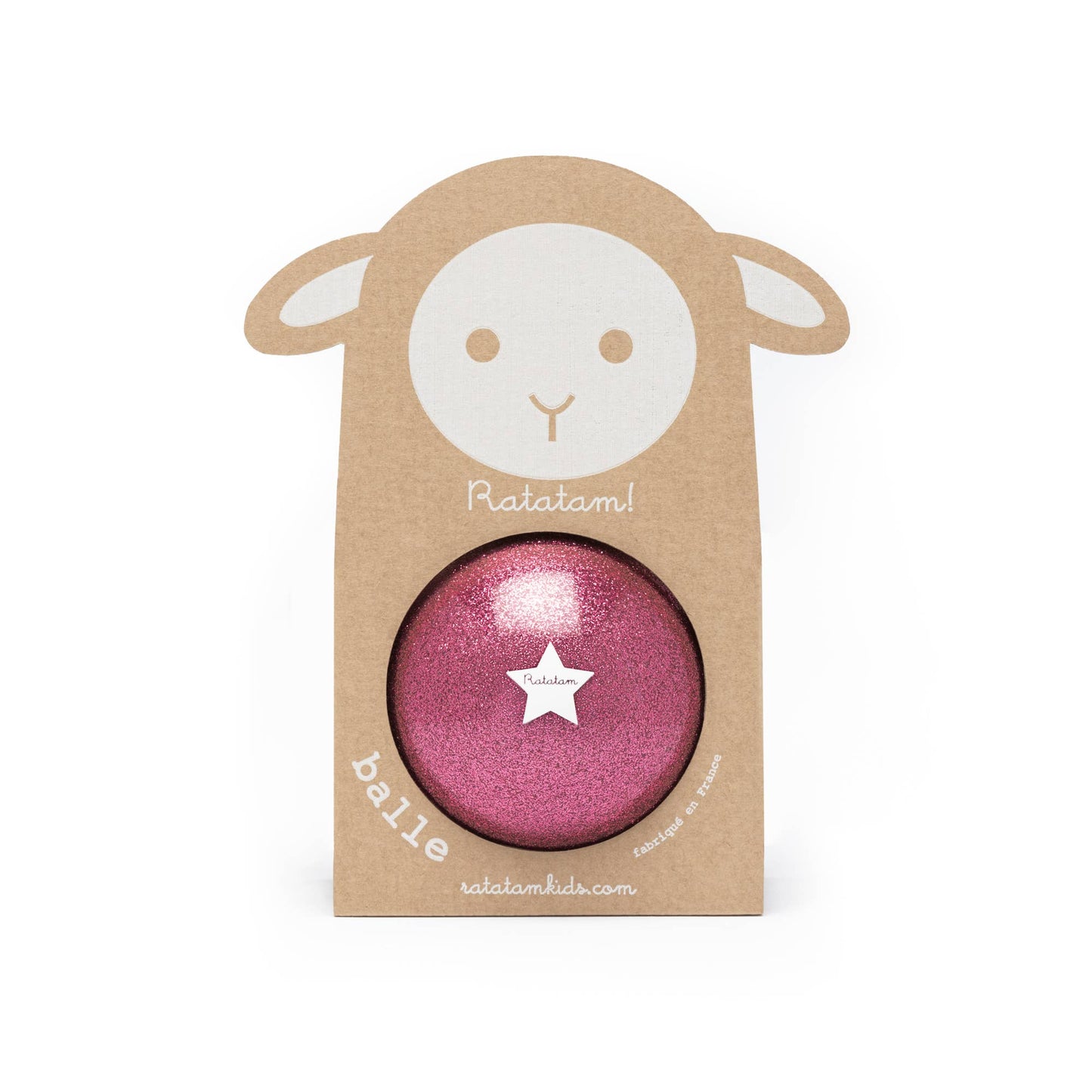Ballon mouton 10 cm - Rose