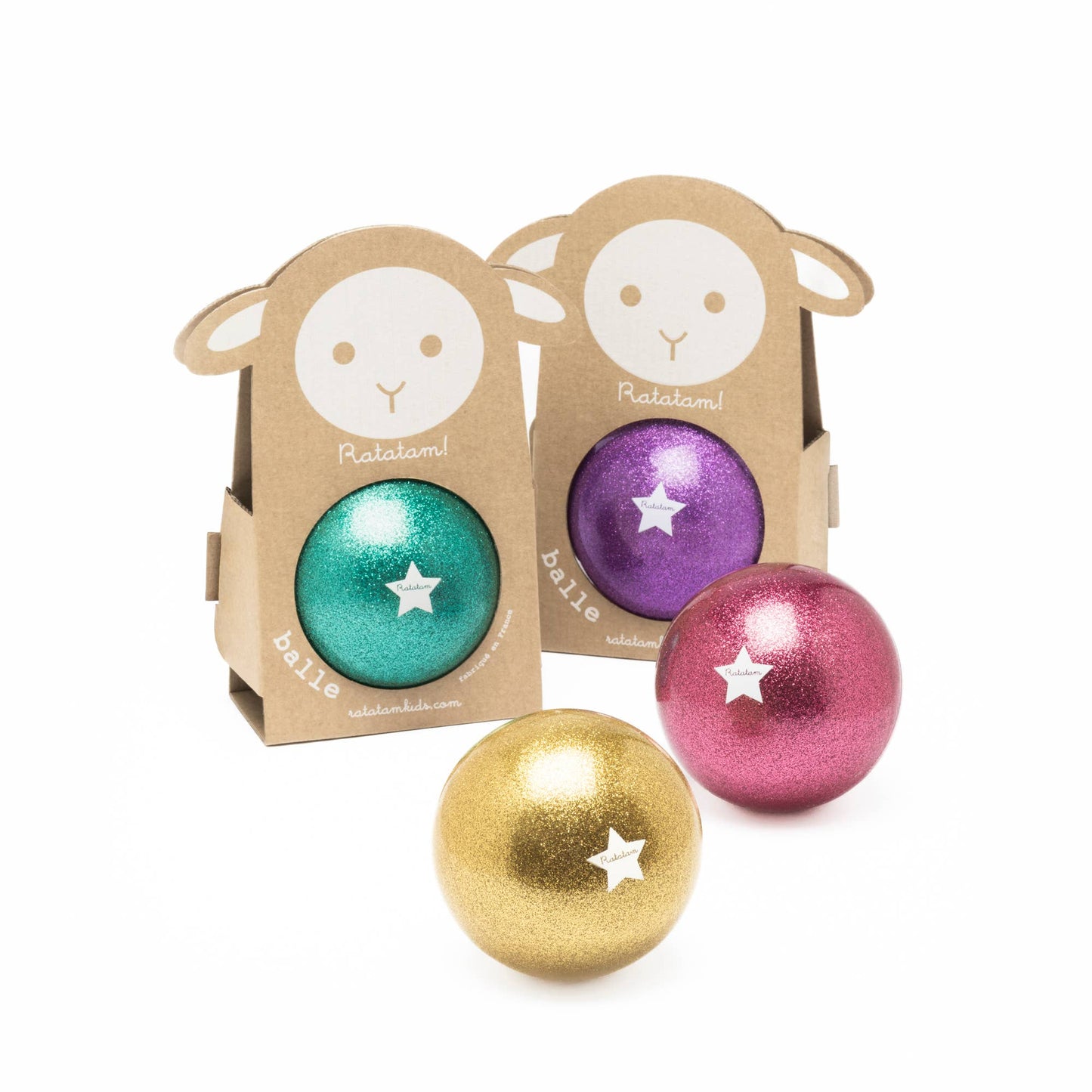 Ballon mouton 10 cm - Or