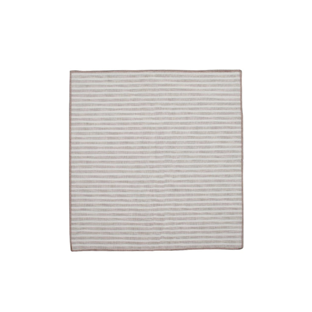 Serviette de table sixties Claudia sable 40x40cm