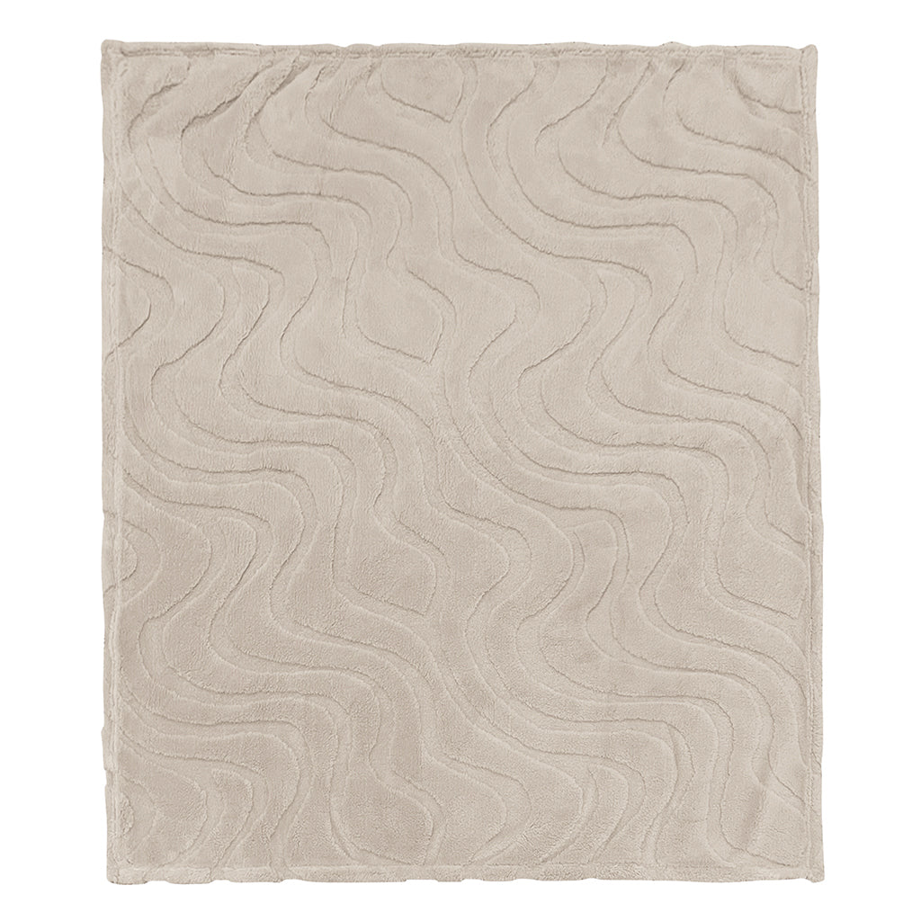 Plaid Josselin écru 130X170cm