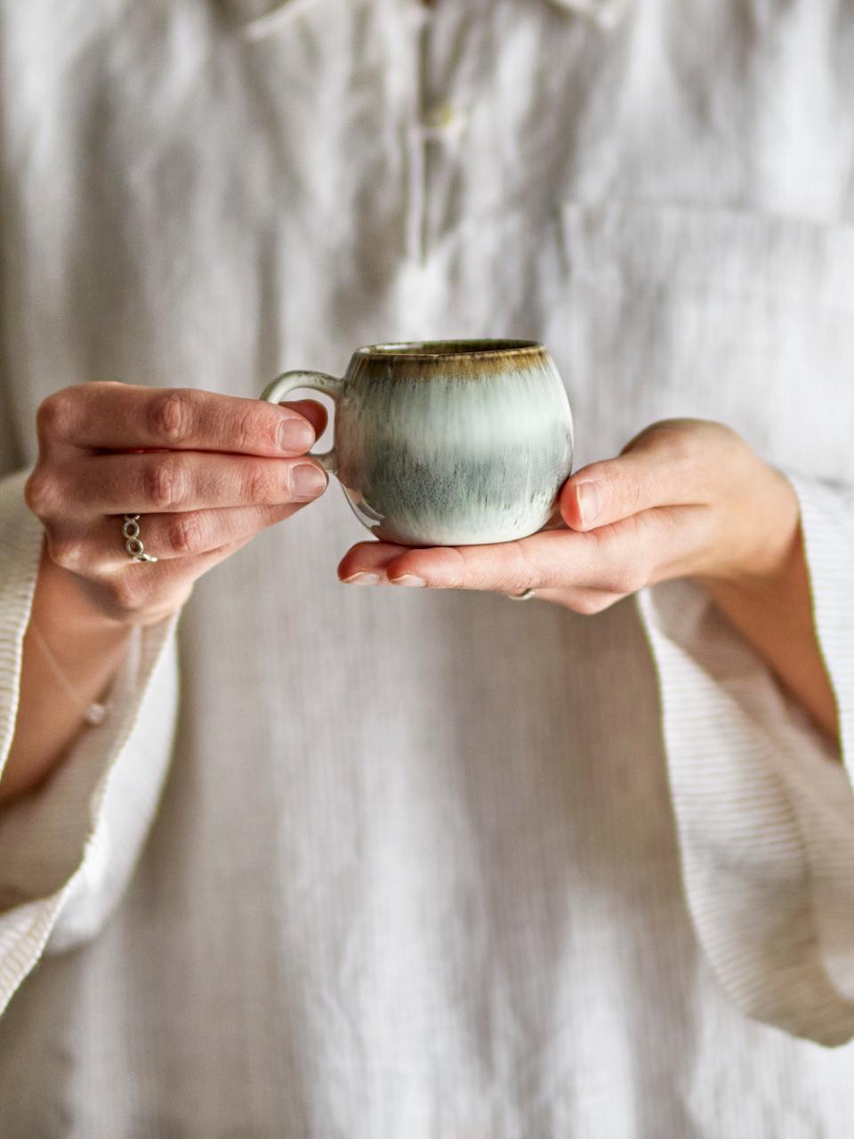 Paula Tasse à expresso, Gris, Grès