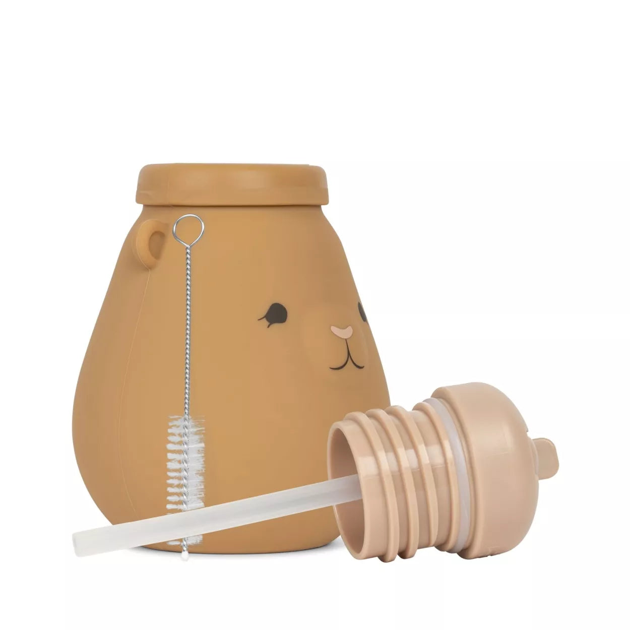 GOURDE SILICONE TEDDY ALMOND