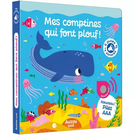 MES PREMIERS SONORES : Mes comptines qui font plouf.