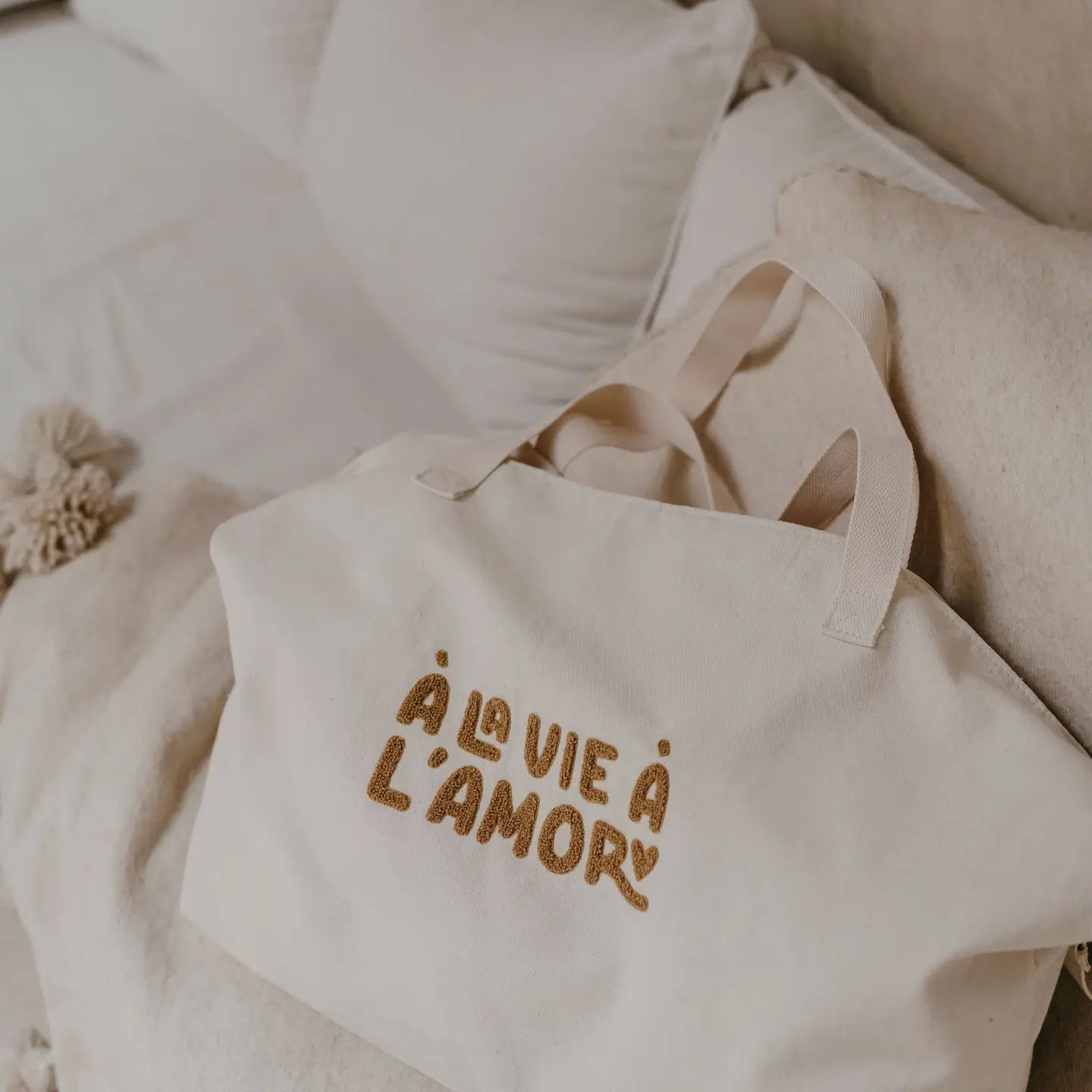SAC CABAS À LA VIE À L'AMOR