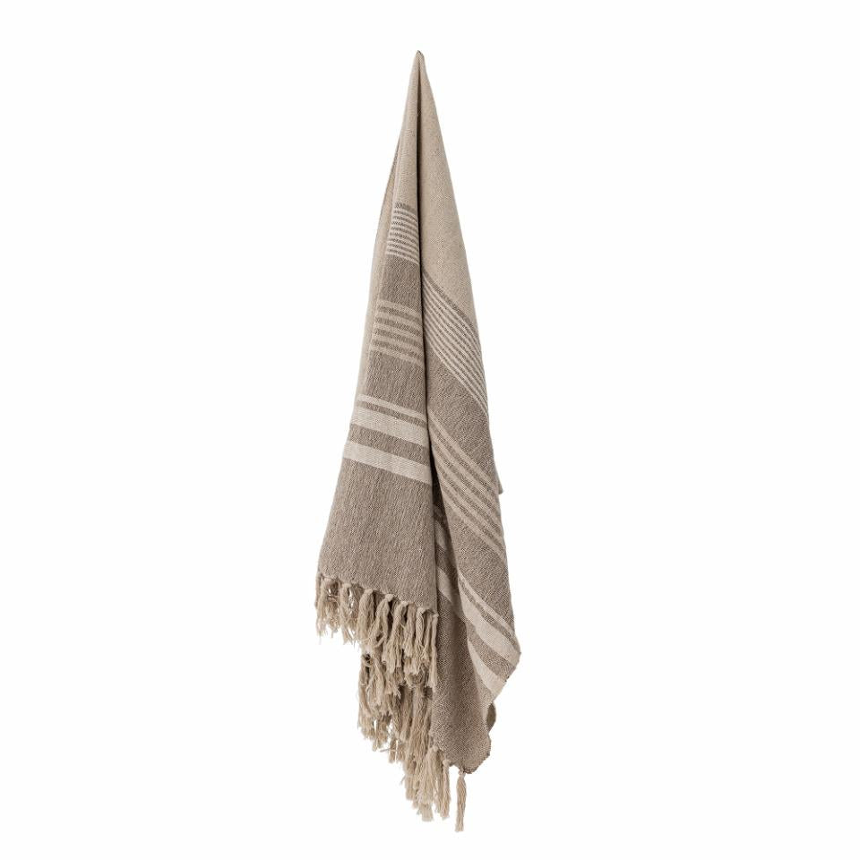 Lugo Plaid, Marron, Coton recyclé