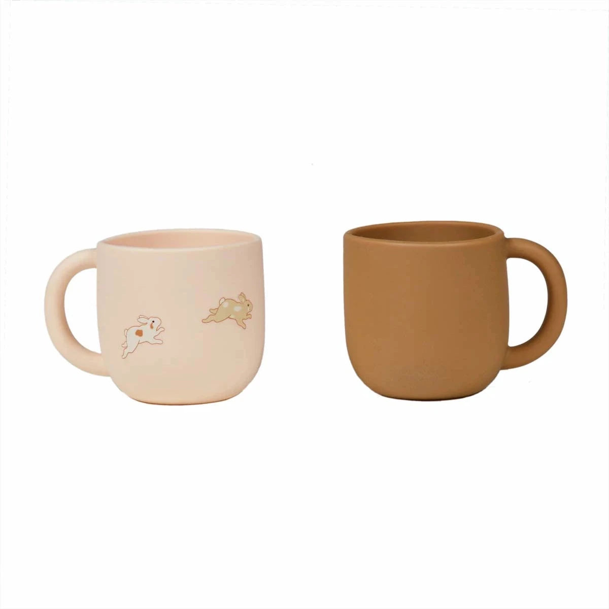 LOT DE 2 TASSES EN SILICONE – PETIT LAPIN