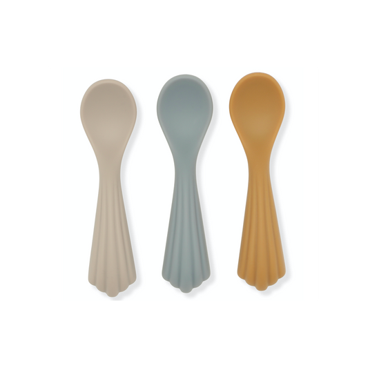 3 CUILLÈRES SILICONE - WARM GREY
