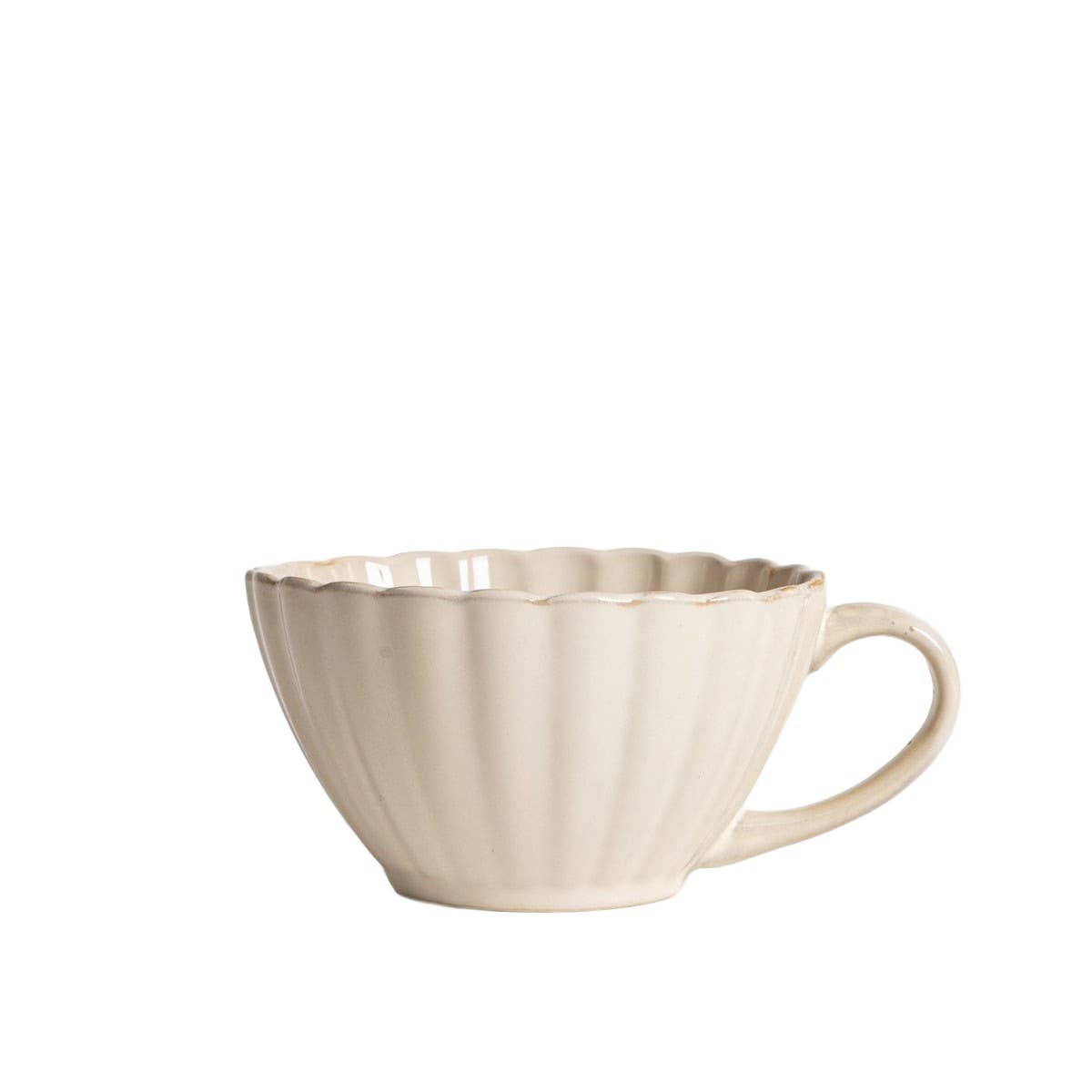 Mug | MELIDA | en forme de tasse à thé, crème | 0,3 l