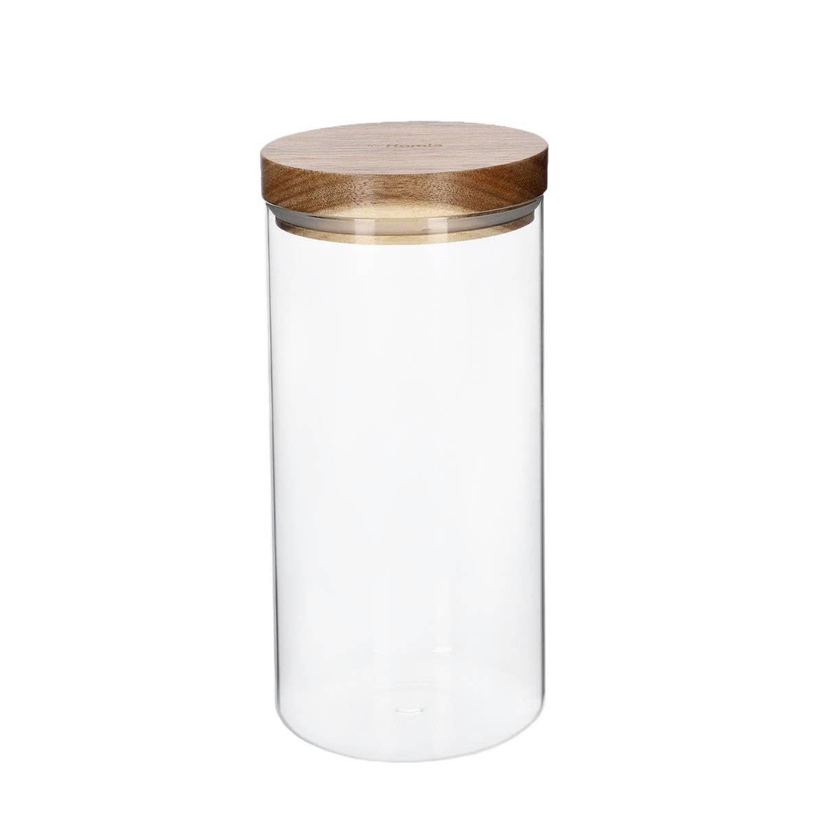 Carlos | récipient avec couvercle en acacia M | 1,2 l