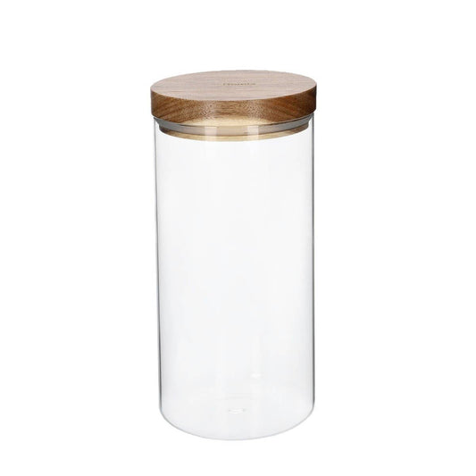 Carlos | récipient avec couvercle en acacia M | 1,2 l