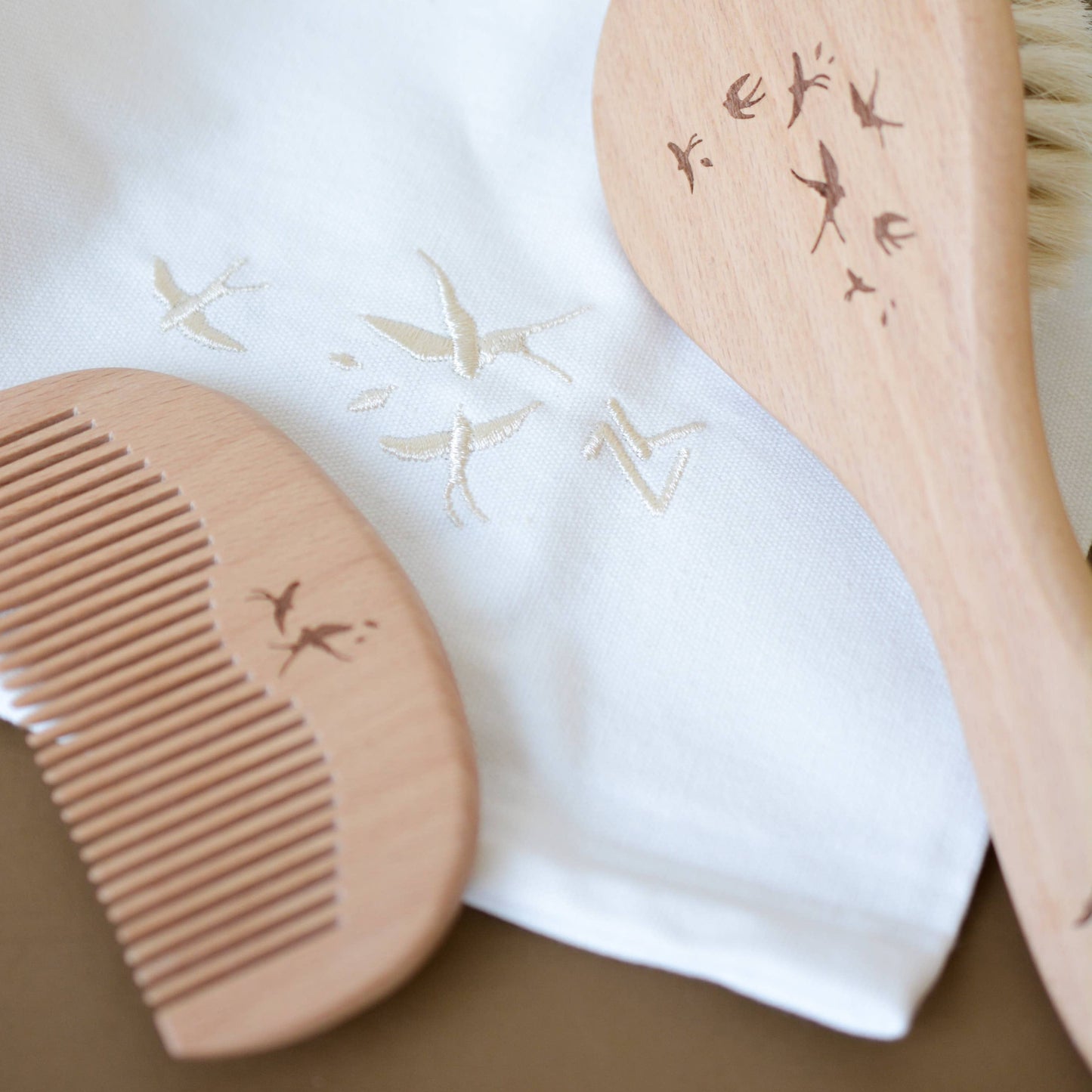 Set de brosse & peigne - Hirondelles