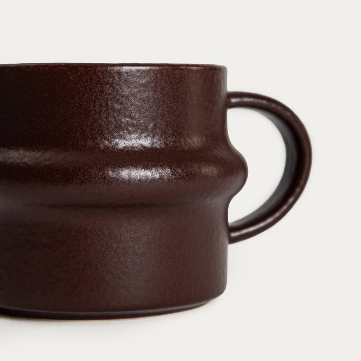 Mug | OPOL | avec anse, marron | 0,25 l