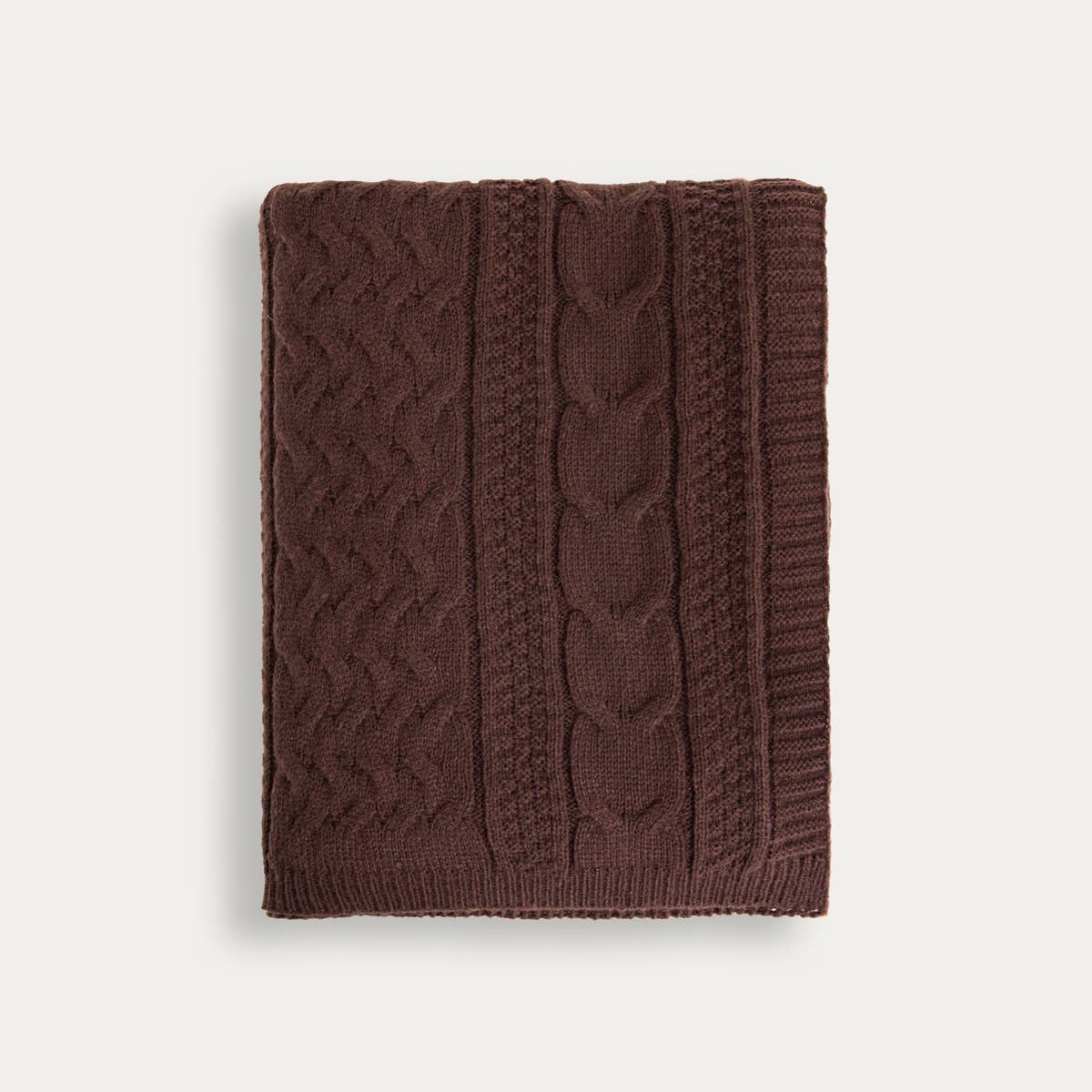 Couverture | FLAVE | style pull de couleur chocolat