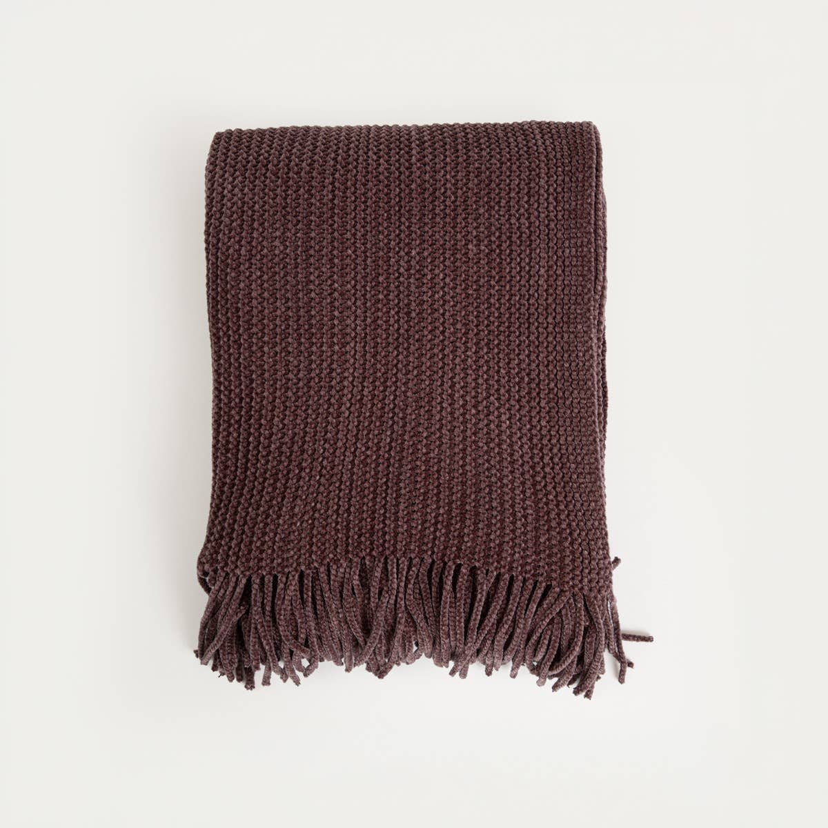 Couverture | CHENILLE | chenille chocolat |
