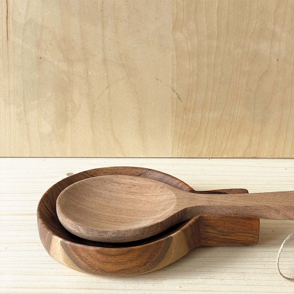 Repose cuillère bois L30 P11 H2,5cm
