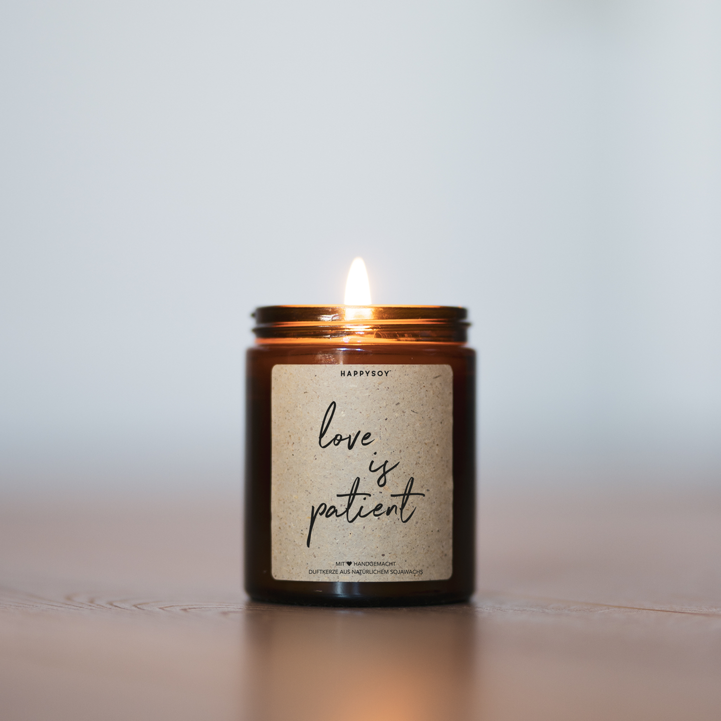 Bougie parfumée - l'amour est patient
