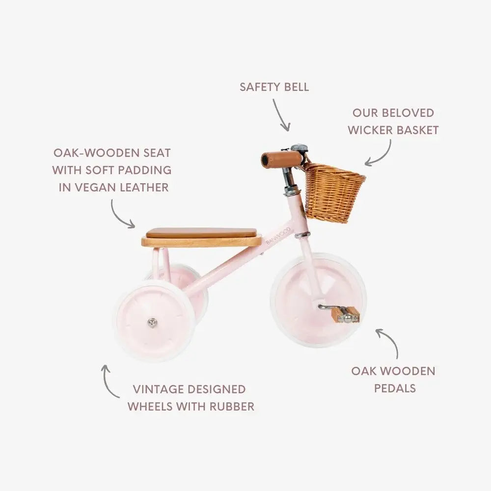 Banwood Tricycle Vintage - Rose