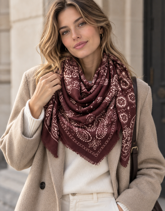 Grand Carré Bandana Rouge