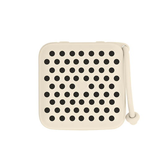 Boîte à tétine STUDIO Polka - Ivory/Black