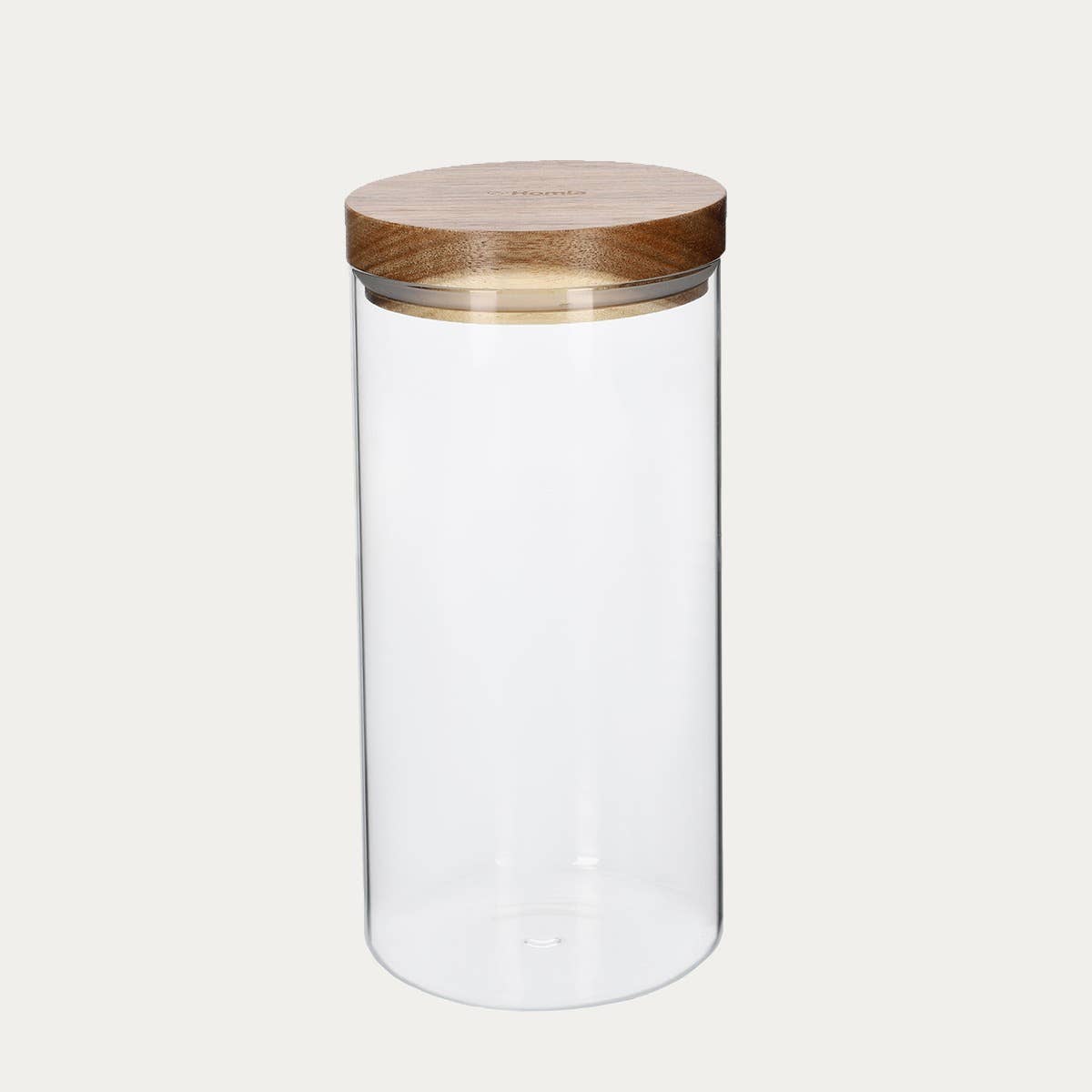 Carlos | récipient avec couvercle en acacia M | 1,2 l