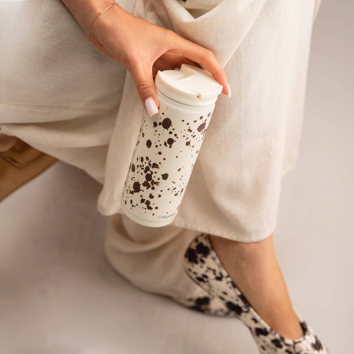 Mug isotherme | COCOA | à pois | 400 ml