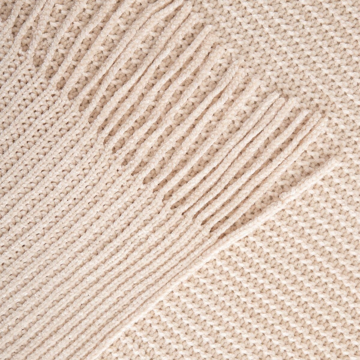 Couverture | CHENILLE | chenille écru | 130x170 cm |