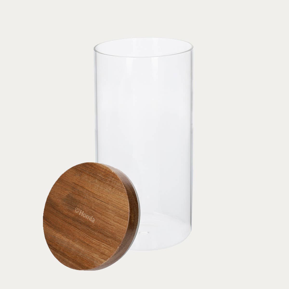 Carlos | récipient avec couvercle en acacia M | 1,2 l