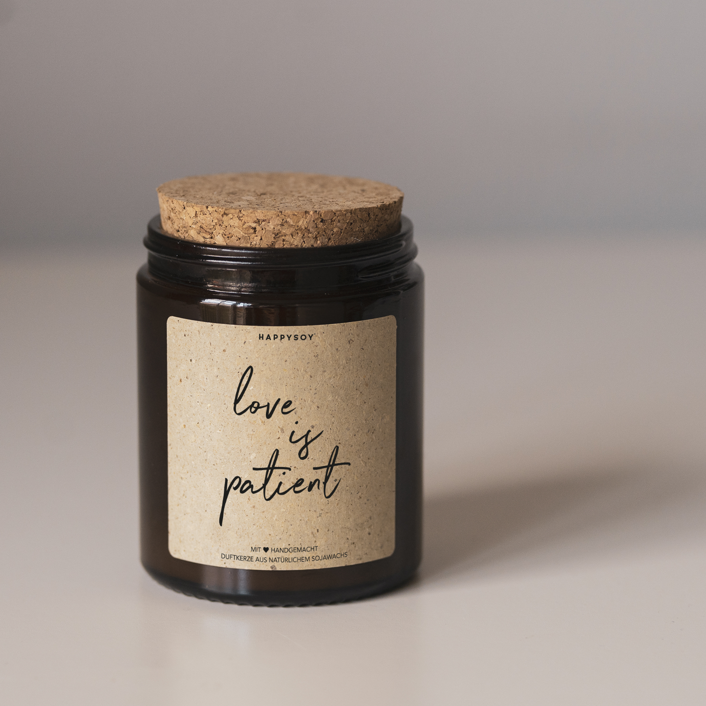 Bougie parfumée - l'amour est patient