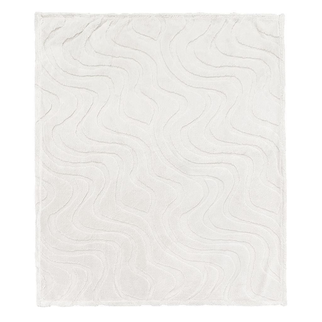 Plaid Josselin blanc 130X170cm