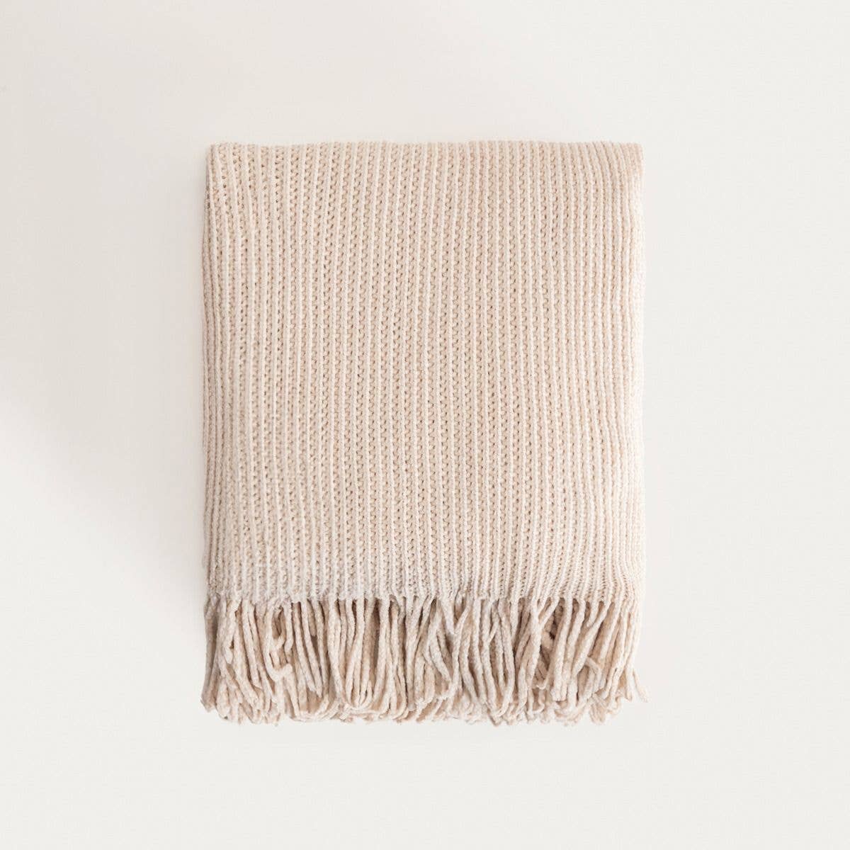 Couverture | CHENILLE | chenille écru | 130x170 cm |