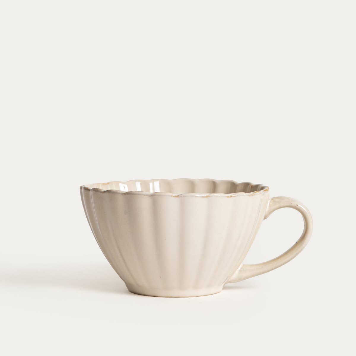 Mug | MELIDA | en forme de tasse à thé, crème | 0,3 l
