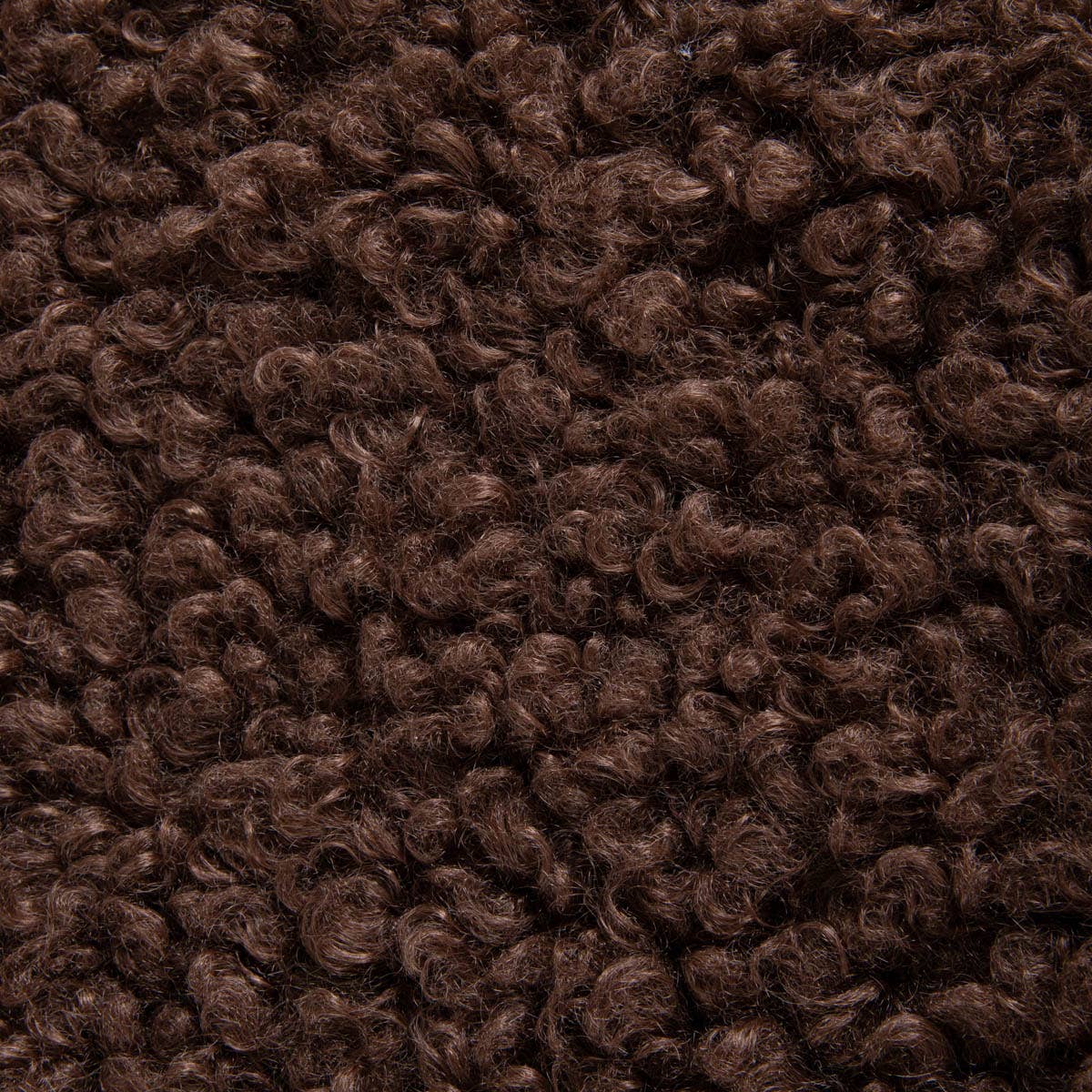 Couverture | SOLANO | bouclé brun à texture en boucles