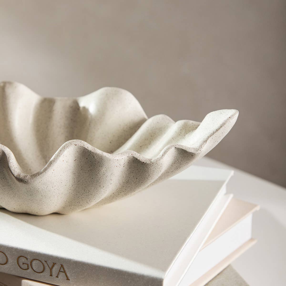 Bol décoratif | EVANIA | ondulé | 29,5x15x8,5 cm