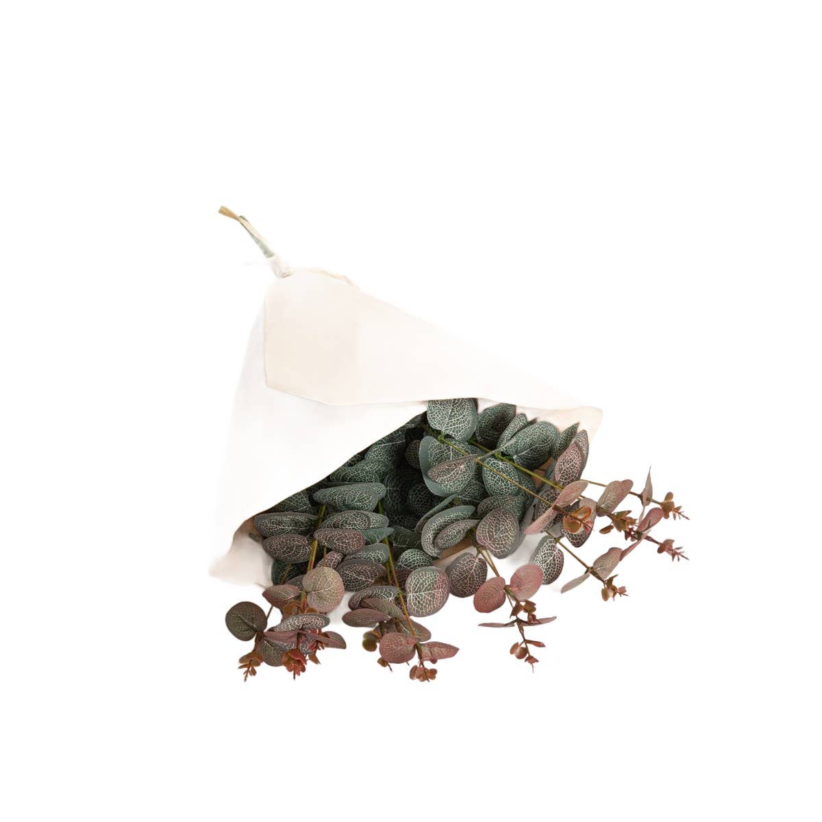 Brindille artificielle | EUUKA | eucalyptus vert et rouge