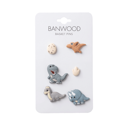 Pins de panier BANWOOD - Dinosaures