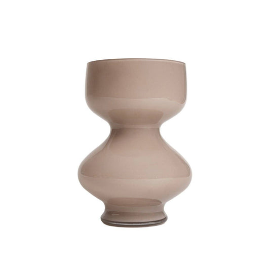 Vase | BOLIQ | verre beige | 19,5 x 27,5 cm | 779237